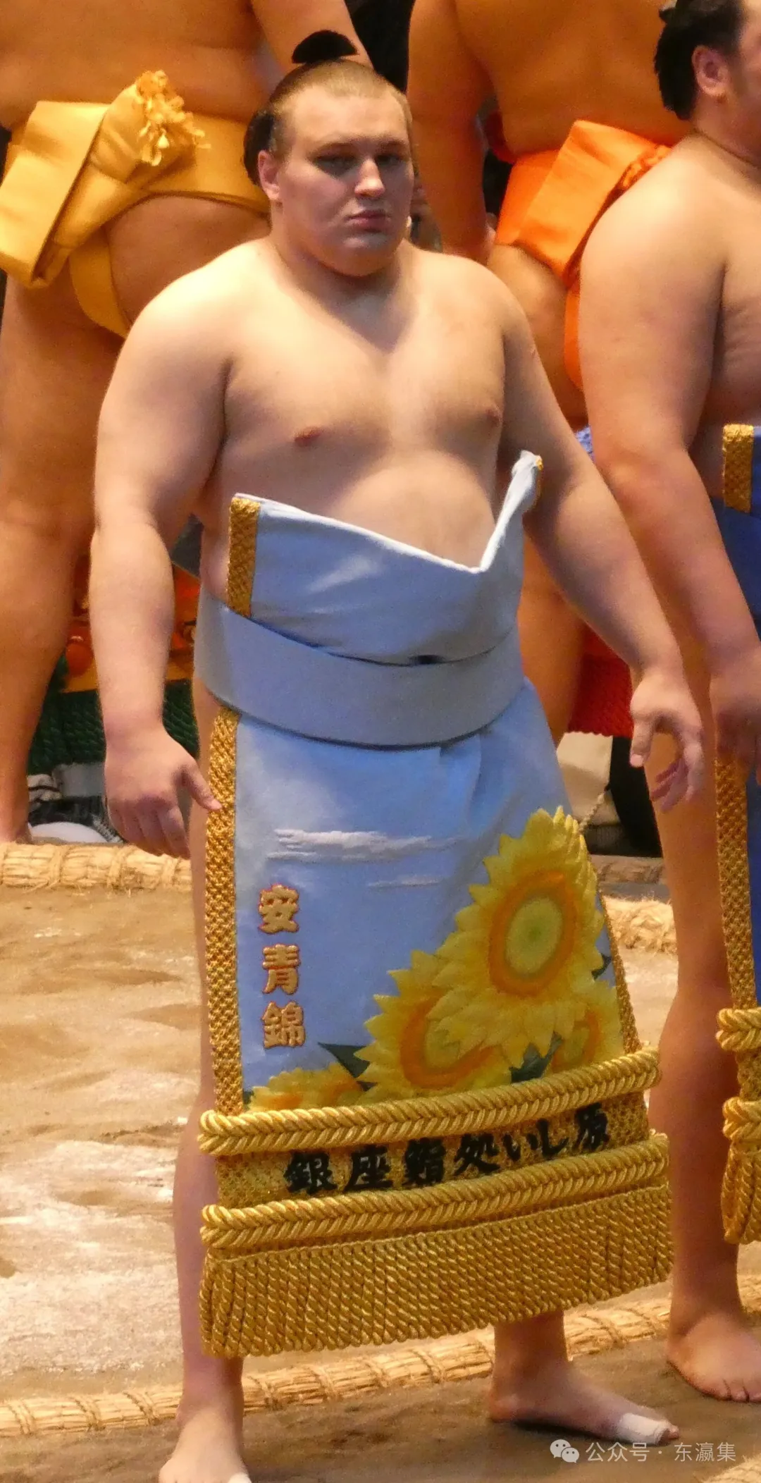 Ukrainian sumo wrestler in Japan
