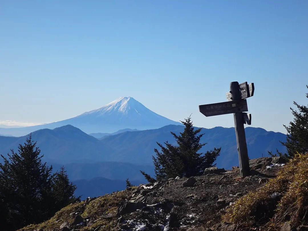 Mount Kumotori view of Fuji